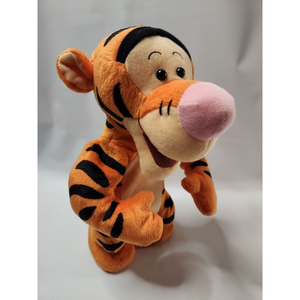 Vintage 1998 Mattel Disney Bounce Around Tigger Interactive Plush Toy